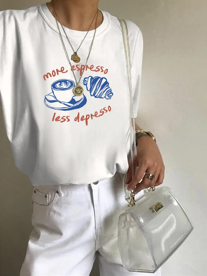 More Espresso Less Depresso T-shirt ☕️