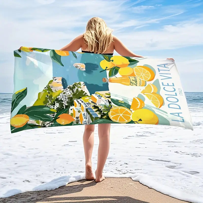 La Dolce Vita Beach Towel 🍋