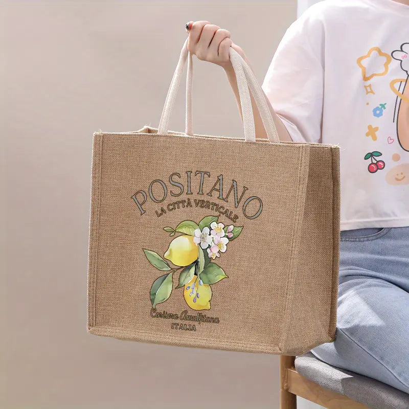 Positano Tote Bag 🍋