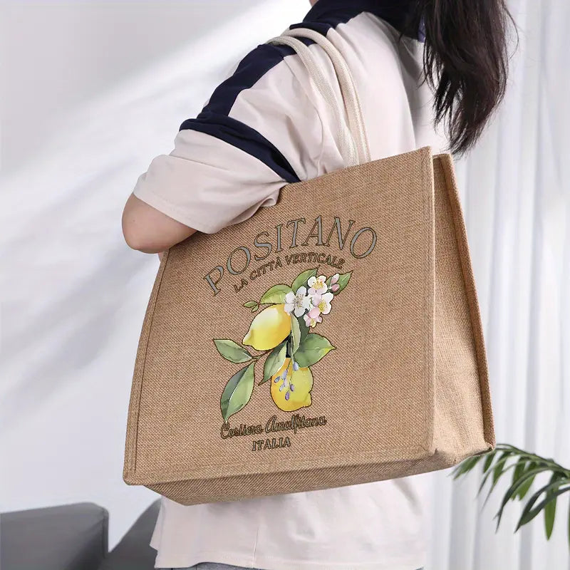 Positano Tote Bag 🍋