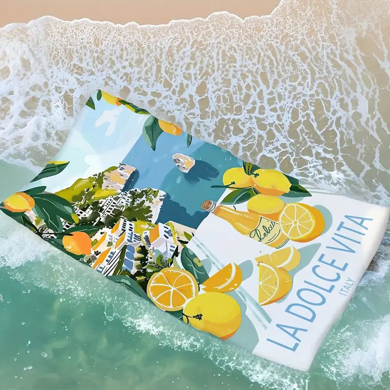 La Dolce Vita Beach Towel 🍋