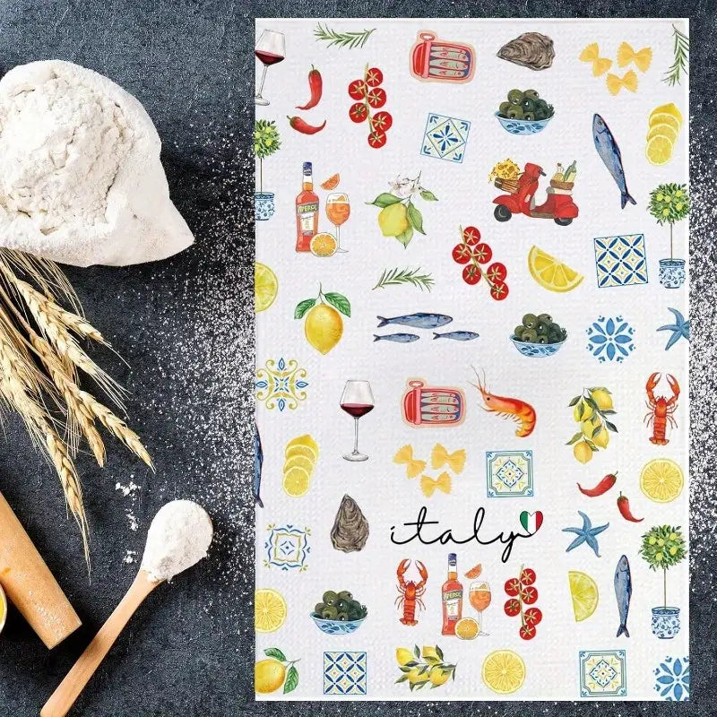 Amore Italiana Tea Towel 🍷