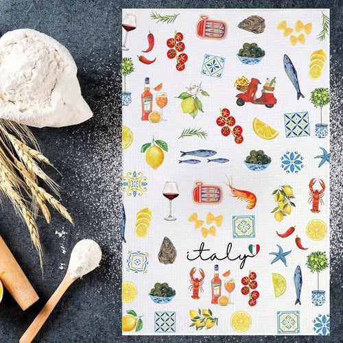 Amore Italiana Tea Towel 🍷