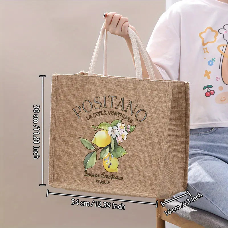 Positano Tote Bag 🍋