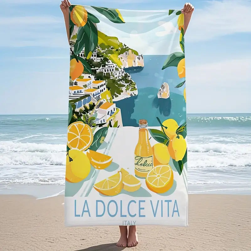 La Dolce Vita Beach Towel 🍋