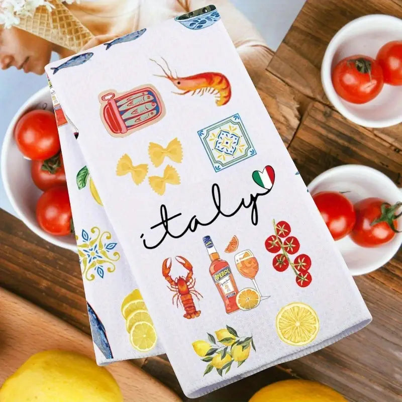 Amore Italiana Tea Towel 🍷