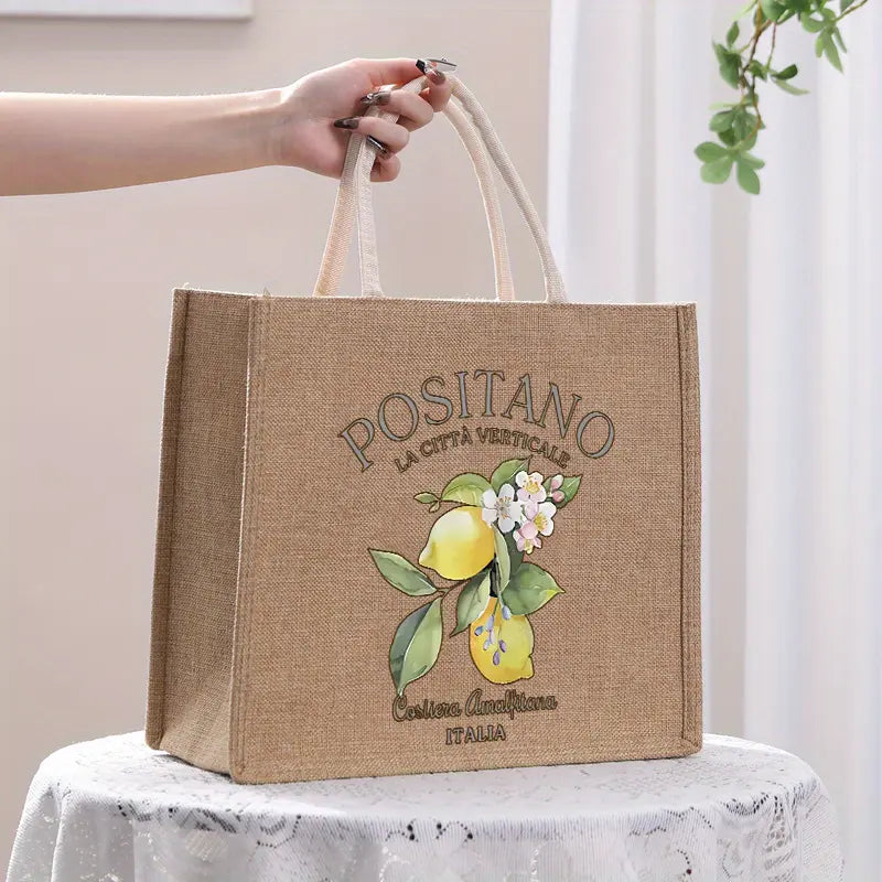 Positano Tote Bag 🍋