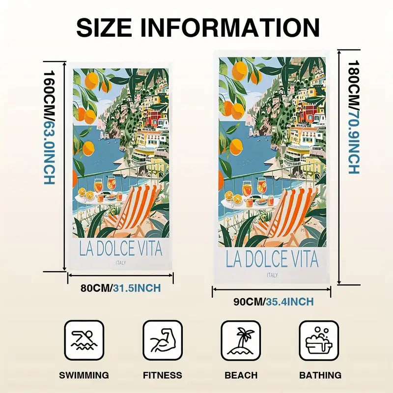 La Dolce Vita Beach Towel 🏖️